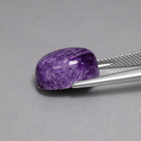 Charoïte Violet naturelle Coupe ovale, 8.26 ct, Opaque
