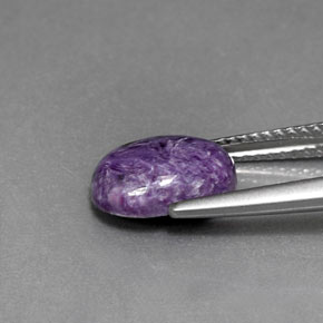 Charoïte Violet naturelle Coupe ovale, 2.06 ct, Opaque