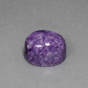Charoïte violet naturelle coupe ovale, 4,43 ct, opaque