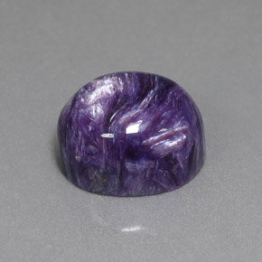 Charoïte Violet naturelle Coupe ovale, 6.93 ct, Opaque