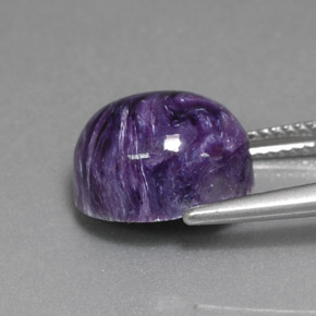 Charoïte Violet naturelle Coupe ovale, 6.93 ct, Opaque
