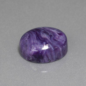 Charoïte Violet naturelle Coupe ovale, 5.19 ct, Opaque