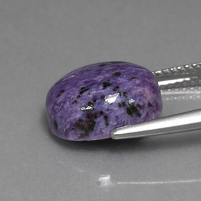 Charoïte Violet naturelle Coupe ovale, 5.47 ct, Opaque