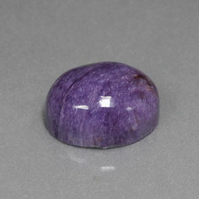 Charoïte Violet naturelle Coupe ovale, 5.61 ct, Opaque
