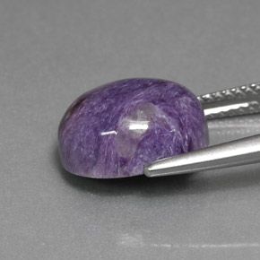Charoïte Violet naturelle Coupe ovale, 5.61 ct, Opaque