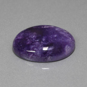 Charoïte Violet naturelle Coupe ovale, 12.62 ct, Opaque