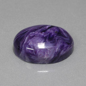Charoïte Violet naturelle Coupe ovale, 17.18 ct, Opaque