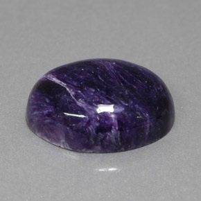 Charoïte violet naturelle coupe ovale, 16,07 ct, opaque