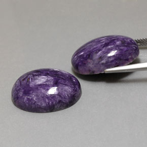 Achetez naturel ct violet charoïte gems, coupe ovale, en provenance russie chez gemselect. en stock, livraison internationale!