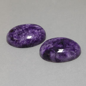 Shop natural ct Violet Charoïte gems, ovale, from Russie at GemSelect. In stock, global shipping!
