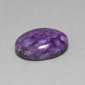Charoïte Violet naturelle Coupe ovale, 13.64 ct, Opaque