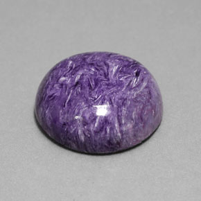 Charoïte Violet naturelle Coupe roude, 17.23 ct, Opaque