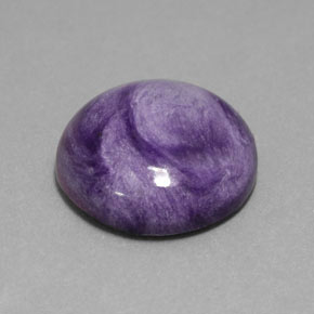 Charoïte Violet naturelle Coupe roude, 11.28 ct, Opaque