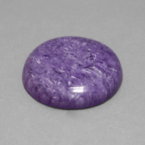 Charoïte Violet naturelle Coupe roude, 13.94 ct, Opaque