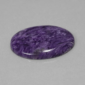 Charoïte Violet naturelle Coupe ovale, 23.93 ct, Opaque