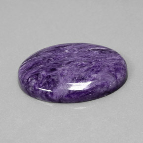 Charoïte Violet naturelle Coupe ovale, 27.16 ct, Opaque