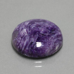 Charoïte Violet naturelle Coupe roude, 10.76 ct, Opaque