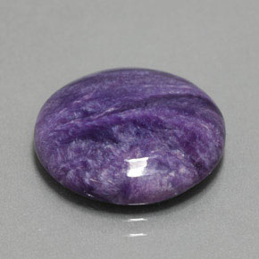 Charoïte violet naturelle coupe roude, 11,13 ct, opaque