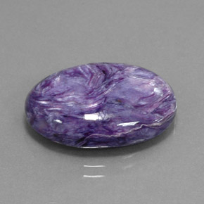 Charoïte Violet naturelle Coupe ovale, 15.36 ct, Opaque