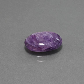 Charoïte violet naturelle coupe ovale, 2,89 ct, opaque