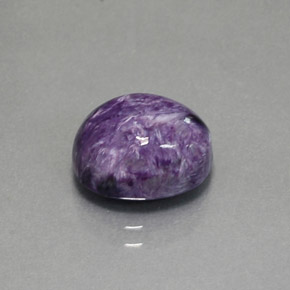 Charoïte Violet naturelle Coupe ovale, 4.47 ct, Opaque