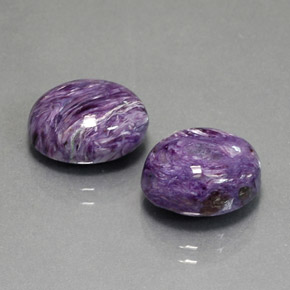 Achetez naturel ct violet charoïte gems, coupe ovale, en provenance russie chez gemselect. en stock, livraison internationale!