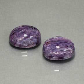 Achetez naturel ct violet charoïte gems, coupe ovale, en provenance russie chez gemselect. en stock, livraison internationale!