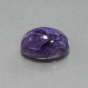 Charoïte Violet naturelle Coupe ovale, 6.21 ct, Opaque