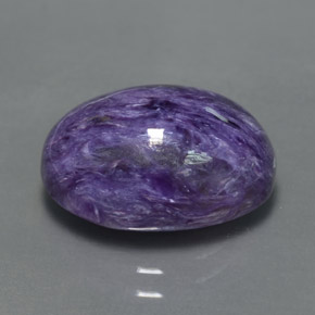 Charoïte Violet naturelle Coupe ovale, 6.72 ct, Opaque