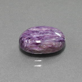 Charoïte Violet naturelle Coupe ovale, 5.20 ct, Opaque