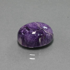 Charoïte violet naturelle coupe ovale, 7,53 ct, opaque