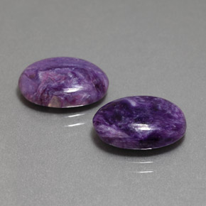 Achetez naturel ct Violet Charoïte gems, Coupe ovale, En provenance Russie chez GemSelect. En stock, livraison internationale!