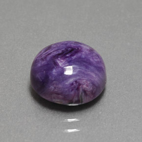 Charoïte Violet naturelle Coupe roude, 4.18 ct, Opaque