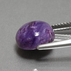 Charoïte Violet naturelle Coupe roude, 4.18 ct, Opaque