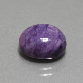 Charoïte violet naturelle coupe ovale, 4,08 ct, opaque