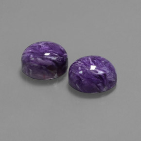 Achetez naturel ct Violet Charoïte gems, Coupe ovale, En provenance Russie chez GemSelect. En stock, livraison internationale!