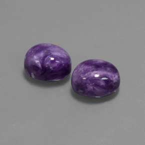 Achetez naturel ct violet charoïte gems, coupe ovale, en provenance russie chez gemselect. en stock, livraison internationale!
