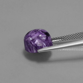 Charoïte Violet naturelle Coupe ovale, 4.74 ct, Opaque