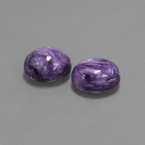 Achetez naturel ct violet charoïte gems, coupe ovale, en provenance russie chez gemselect. en stock, livraison internationale!