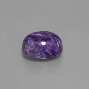 Charoïte violet naturelle coupe ovale, 2,05 ct, opaque