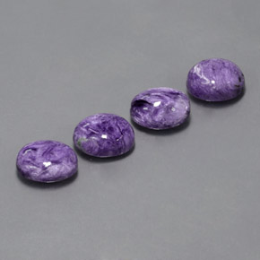 Achetez naturel ct Violet Charoïte gems, Coupe ovale, En provenance Russie chez GemSelect. En stock, livraison internationale!