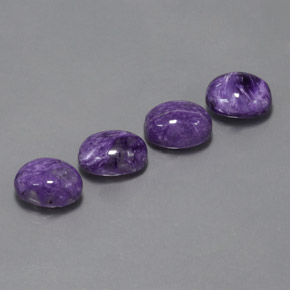 Achetez naturel ct Violet Charoïte gems, Coupe ovale, En provenance Russie chez GemSelect. En stock, livraison internationale!