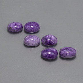 Achetez naturel ct violet charoïte gems, coupe ovale, en provenance russie chez gemselect. en stock, livraison internationale!