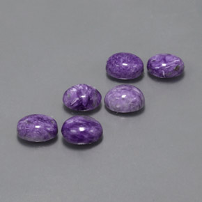 Achetez naturel ct violet charoïte gems, coupe ovale, en provenance russie chez gemselect. en stock, livraison internationale!