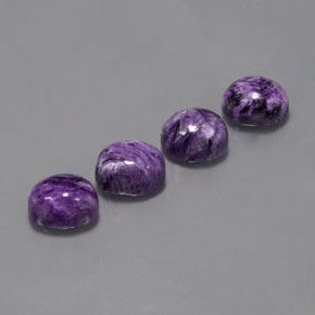 Achetez naturel ct Violet Charoïte gems, Coupe ovale, En provenance Russie chez GemSelect. En stock, livraison internationale!