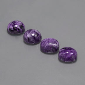 Achetez naturel ct Violet Charoïte gems, Coupe ovale, En provenance Russie chez GemSelect. En stock, livraison internationale!