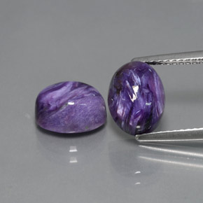 Achetez naturel ct Violet Charoïte gems, Coupe ovale, En provenance Russie chez GemSelect. En stock, livraison internationale!