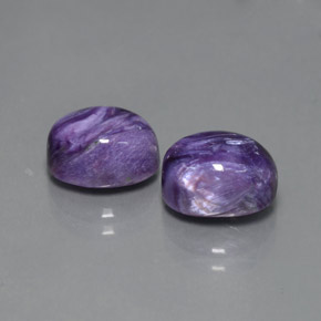 Achetez naturel ct Violet Charoïte gems, Coupe ovale, En provenance Russie chez GemSelect. En stock, livraison internationale!