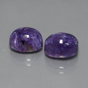 Achetez naturel ct violet charoïte gems, coupe ovale, en provenance russie chez gemselect. en stock, livraison internationale!