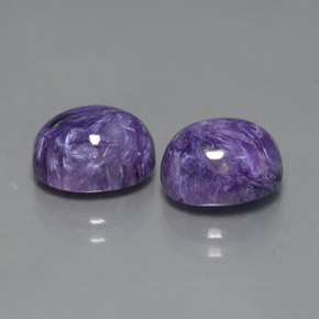 Achetez naturel ct Violet Charoïte gems, Coupe ovale, En provenance Russie chez GemSelect. En stock, livraison internationale!